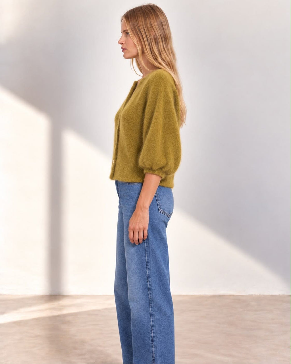 THE SUNDAE CLOUD CARDIGAN - OLIVE Knitwear Nias 