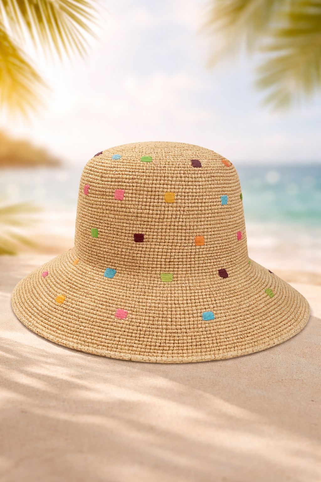 THE DOTTIE RAFFIA HAT Coco Boutique 